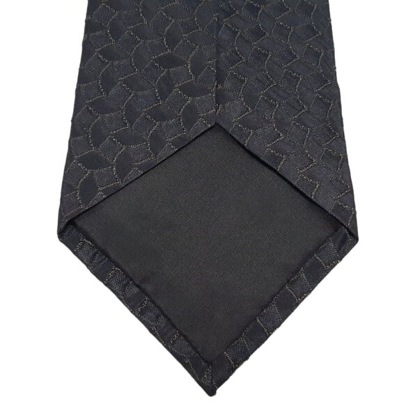 Donna Karan Necktie Mens Blue Size 56 in Long 3.75 in Wide Signature Silk Tie - Picture 7 of 11